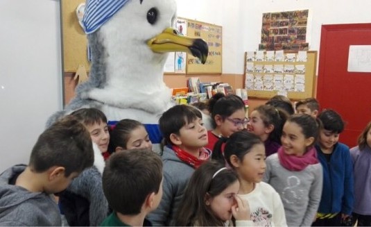 Cabrera en la escuela